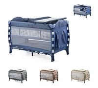 Lit de voyage Chipolino Casablanca Neo 2018, matelas à langer, sacs, entrée latérale, Farbe:bleu