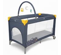 Lit De Voyage Double Hauteur Complet Duo Petit Chien Gris TU