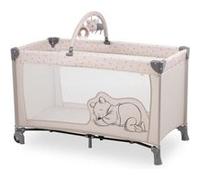 hauck Lit Parapluie Dream N Play Go 120x60 cm - avec Mobile Peluches - Léger, Pliage Compact, roulettes, Sac de Transport Inclus - Pooh Rainbow Beige