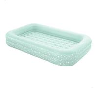 Lit de voyage enfant - VETOBIOL - Gonflable - Pour enfants 3-6 ans - Dimensions 168x107x25 cm - Vert menthe