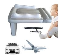 Lit de voyage gonflable pour bébé | Extension de siège légère et gonflable pour compatible avec les sièges d'avion et de voiture | Coussin de voyage pliable pour avec flocage