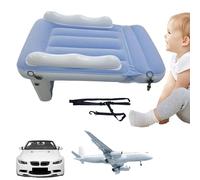 Lit de voyage gonflable pour , matelas gonflable avec côtés, lit d'extension de siège d'avion pour bébé avec côtés hauts pour sièges d'avion, solution de couchage de voyage portable et conforta