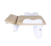 Lit de Voyage Gonflable pour Tout-petits, Lit D'avion pour Enfants, Lit Gonflable Confortable, Facile à Gonfler, à Dégonfler et à Nettoyer (Beige)