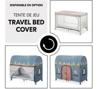 Lit de voyage - HAUCK - DREAM N PLAY PLUS - 60 x 120 cm - Dès la naissance - Pliable - Winnie l'ourson beige