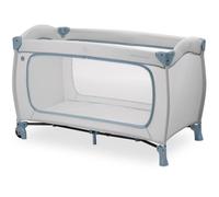 Lit de voyage - HAUCK - SLEEP N PLAY GO PLUS - 60 x 120 cm - Dès la naissance - Pliable - Roulettes - Dusty Bleu