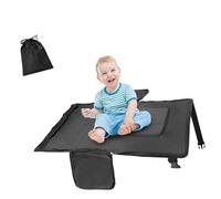 Lit de voyage pliable en avion pour tout-petits avec poches d'accès rapide, espace de rangement double couche sans pompes, préparations nécessaires pour dormir lors de longs voyages