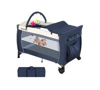 Lit de voyage pour enfants Pliable réglable en hauteur Sac de transport compris
