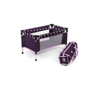BAYER CHIC 2000 Lit parapluie pour poupée Stars violet