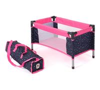 Bayer Chic 2000 652-84 Lit de Voyage pour poupée de bébé, confettis Roses, Taille L