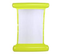 Lit d'eau Gonflable Flottant Portable hamac Pliable Chaise Flottante de Piscine Loisirs Confortables pour piscines plages Orange Bleu Jaune PVC 230g (Jaune)