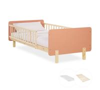 Lit 90x200 avec matelas sommier rouge