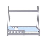 Lit d'enfant avec matelas antichute Tipi lit en bois lit de maison en pin ML-DESIGN