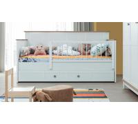 Lit d'enfant Berceau Lit crèche Blanc Bois Lit Moderne