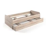 Lit superposé Enzo VitaliSpa Lit ado avec lit d’appoint Lit multi-rangements 90x200 cm