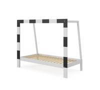 Lit d'enfant Football goal, 80x160 cm sans matelas, Blanc, Vitalispa 50194