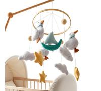 Lit d'enfant Mobile | Canard Star Jouet Apaisant,Lit Bébé Lit Lit Mobile | Pour Chambre Salle de Jeux Maison Garde d' Poussette Anniversaire Filles Garçons