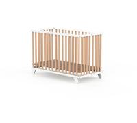 Lit d'enfant Mayla - blanc et bois naturel