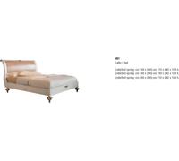 Lit Design Luxueux Double Lits Bois Mariage Hôtel Chambre Italie Meubles