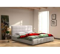 Lit Design Moderne Meuble Lit Double 200x200 Box-Spring Cadre de Lit Textile Nouveau