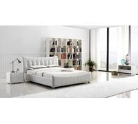 Lit design moderne XXL Lits Hôtel Luxe Style Double Cuir 140 160 180x200cm