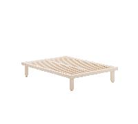 Lit deux places Kaya Small 140x200cm sans tête de lit LxWxH 200x140x38cm