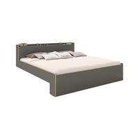 Lit deux places Nook 180x200cm LxWxH 223.8x183.8x79cm/bed edge birch H40cm