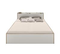 Lit deux places Nook 180x200cm LxWxH 223.8x183.8x79cm/bed edge birch H40cm