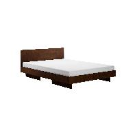 Lit deux places Zians Medium 160x200 + tête de lit LxWxH 205x165x73cm