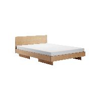 Lit deux places Zians Small avec tête de lit 140x200cm LxWxH 205x145x74cm