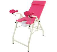 Lit d'examen gynécologique pliable, table de salle d'opération chirurgicale pour femmes infirmières et accouchements, chaise d'examen polyvalente avec fonction rinçage