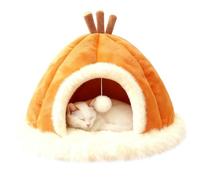 Lit d'hiver pour animaux de compagnie | Meubles pour animaux par climat froid | Maison de chat d'hiver pour animaux domestiques, pour dormir, se reposer, jouer aux petites et moyennes races
