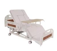 Lit d'hôpital avec télécommande, matelas respirant, garde-corps pliable - entièrement automatique, rétractable, fonction minuterie et capacité de rotation automatique