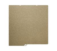 Lit d'impression 3D PEI doré mat double face Kobra S1 - Plateau chauffant - Plateforme d'impression PLA - 264 x 276 mm - Plaque de construction en acier texturé pour Anycubic Kobra S1/ACE Pro