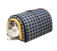 Lit d'intérieur pour chat - Lit convertible pour petit chien | Animaux imperméable Meubles de couchage grotte de repos pour abri maison voyage été hiver