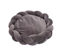 Lit d'intérieur pour chaton - Lit mignon en tricot pour animal de compagnie, coussin chauffant confortable pour chats et chiens | Lit rond en laine épaisse tissée à la main confortable lavable en