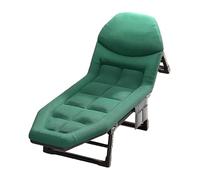 Lit d'invité portable avec matelas, lit de camping pliable, dossier réglable à 6 positions, support de 8 pieds pour voyage, maison, bureau, siestes, aucun assemblage nécessaire (couleur : E taille