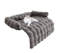 Lit Divan pour Animal De Compagnie | Protecteur De Meubles avec Bord Surélevé - Tapis en Peluche pour Chien | pour Salon Chambre Chambre De Bébé Appartement Zone De Jeu Intérieur Détente Sommeil