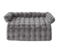 Lit Divan Pour Animal De Compagnie - Protecteur De Meubles Avec Bord Surélevé,Tapis En Peluche Pour Chien | Pour Salon Chambre Chambre De Bébé Appartement Zone De Jeu Intérieur Détente Sommeil