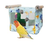 Lit d'oiseau pour cage - Cabane nichée ventilée, tissu imperméable portable | Design léger, tente relaxante Idéal lieu de repos sûr pour Parakeet Lovebird Cockatiel African Grey