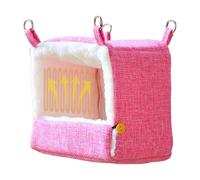 Lit d'oiseau pour cage - chauffé à 5 températures, peluche chauffante d'hiver, coussin de chaleur thérapeutique, confort thermique constant, coque de chaussettes haute efficacité | domes