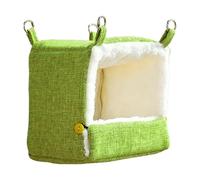 Lit d'oiseau pour cage - chauffé à 5 températures, peluche chauffante d'hiver, coussin de chaleur thérapeutique, confort thermique constant, coque de chaussettes haute efficacité | domes