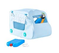 Lit d'oiseau pour cage, nid de perruche, nichoir en forme de voiture, cabane de couchage cool pour hamster, calopsitte, pinson, conure, perruche, canari, perroquet