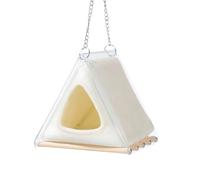 Lit d'oiseaux,Maison Chaude d'hiver Toute Saison,Hamac pour Oiseaux en Peluche Nid pour Calopsitte | pour Perroquet Perruche Cacatoès Ara Intérieur Extérieur