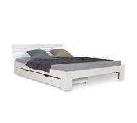 Lit double 140x200 cm avec tiroir de lit sommier