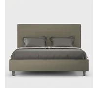 Lit double avec coffre 160x190 simili cuir design moderne Focus M