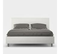 Lit double avec coffre 160x190 simili cuir moderne Adele M