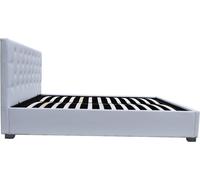 Lit double avec coffre "Tino" - 160 × 200 cm - Blanc