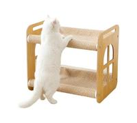 Lit Double Chat Grande Capacité De Charge Respirant Avec Tapis Sisal