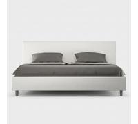 Lit double coffre King size 180 x 200 cm moderne Adele K - Blanc