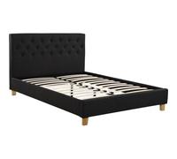 Lit double "Emmy" - 140 x 190 cm - Gris